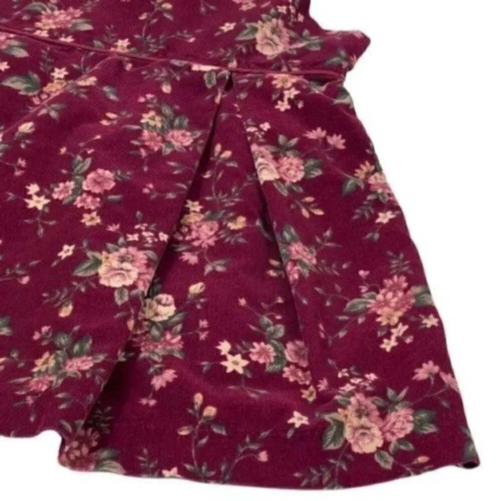RALPH Lauren floral corduroy sleeveless dress size 3T